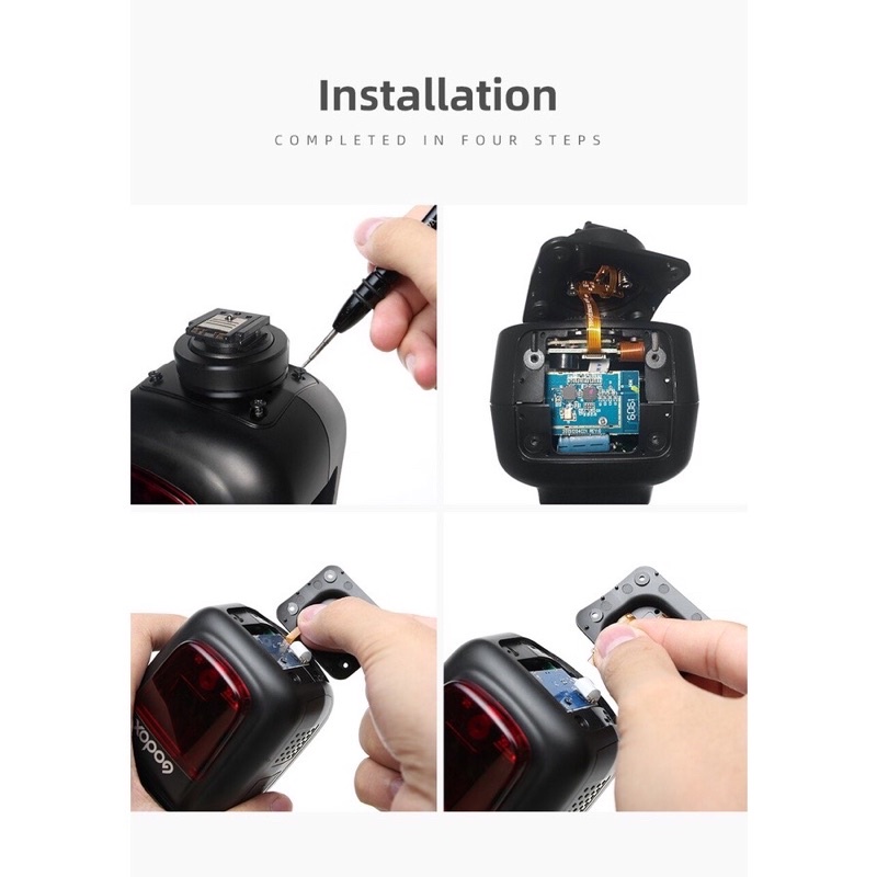 Chân Đế - Hotshoe Đèn Flash Godox V1 Canon/Nikon/Sony