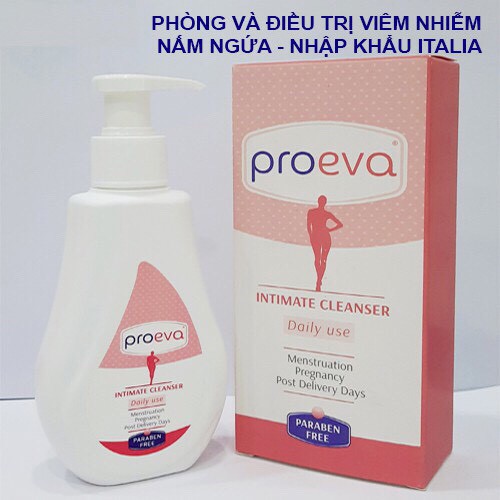 Dung dịch vệ sinh phụ nữ proeva làm hồng se khít vùng kín giảm thâm nấm ngứa dung dịch vệ sinh cho bà bầu nhập Italia