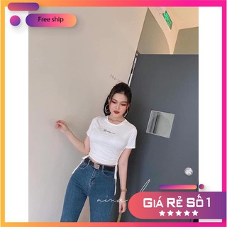 (thitun15) Áo Croptop Nữ *FREESHIP EXTRA* Áo Crt Rút Dây 2 Bên Eo Chất Thun Bozip Loại 1