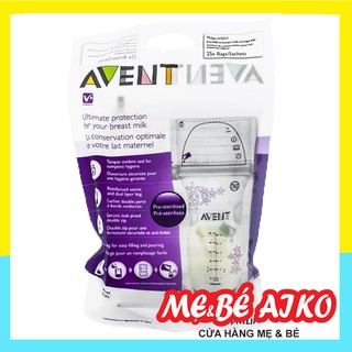 Túi Trữ Sữa Philips Avent 180ml - 25 cái/bịch
