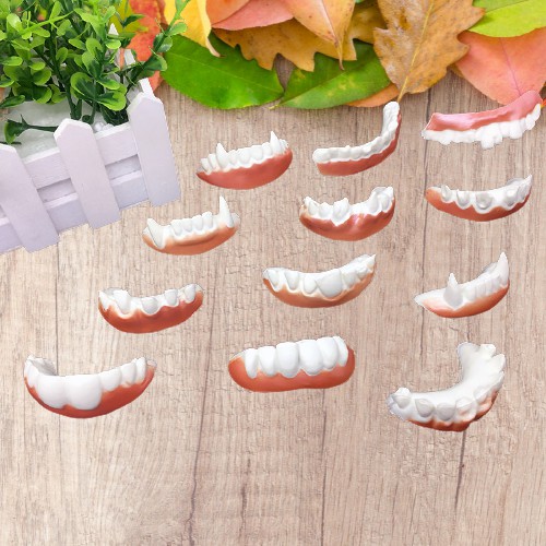 Đồ chơi hàm răng nanh đáng sợ vui nhộn hài hước Halloween hóa trang