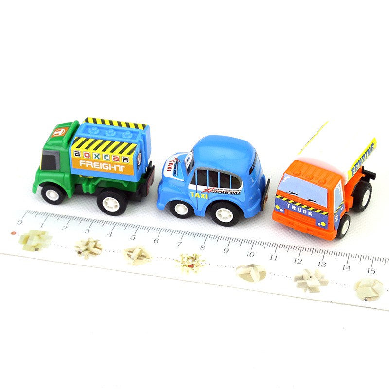 Set 6 Ô Tô Mini Bánh Đà Cao Cấp Cho Bé