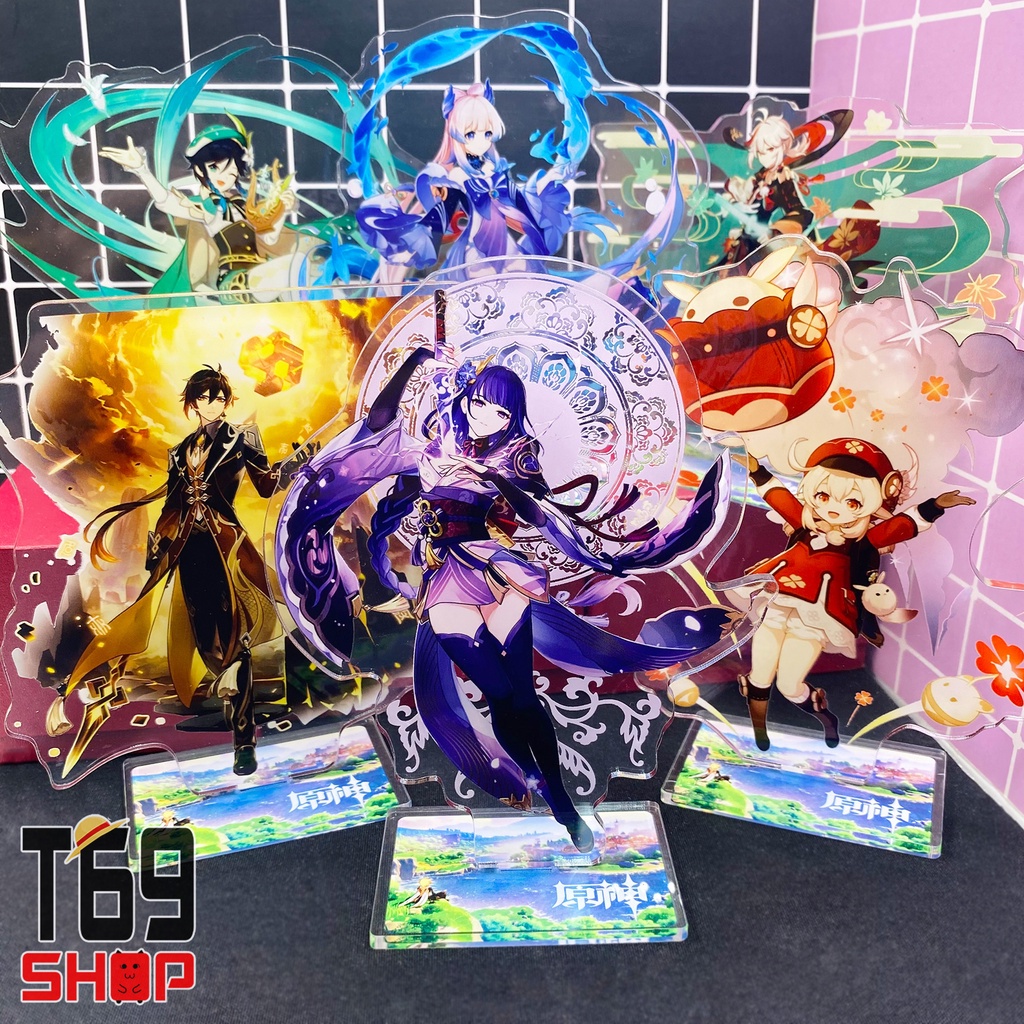 [21 mẫu] Tượng Standee mica game Genshin Impact - Mẫu 1