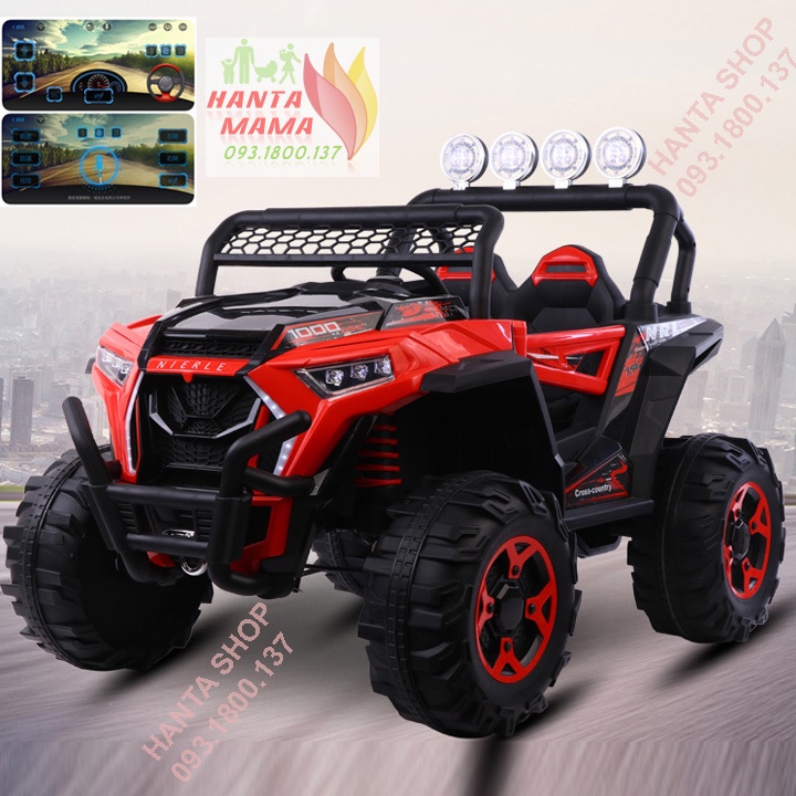 Xe ô tô điện trẻ em FT 938 Ghế Da Bánh Cao Su
