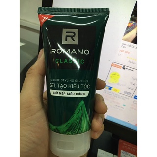 Gel vuốt tóc romano classic giữ nếp siêu cứng 150g