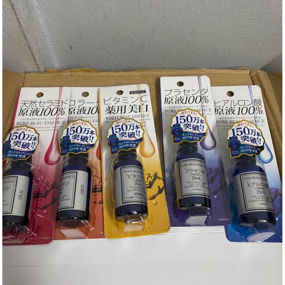 Tinh Chất Dưỡng Trắng Da Vitamin C, Nhau Thai Pure Beau Essence 25ml | BigBuy360 - bigbuy360.vn