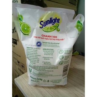 Nước rửa bát Sunlight chanh 2.5L
