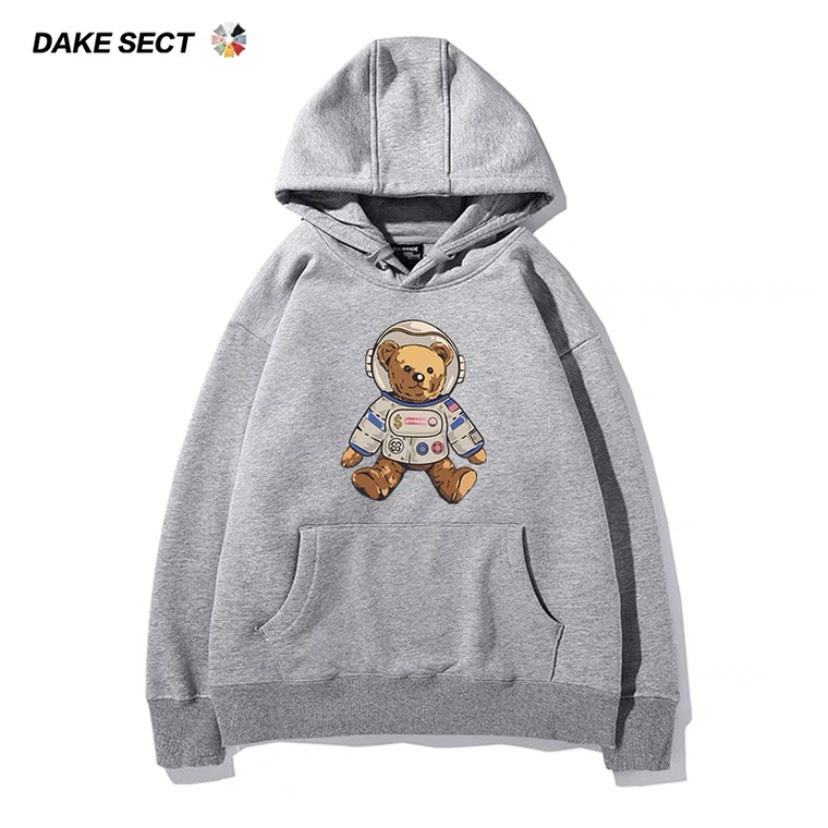 Áo khoác hoodies in hình gấu, ấm áp, thời trang. | BigBuy360 - bigbuy360.vn