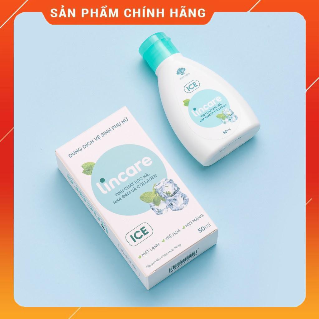 Dung dịch vệ sinh phụ nữ Lincare Ice 50ml [SP Chính Hãng]