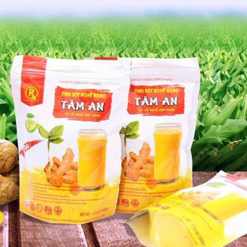 1kg tinh bột nghệ Nano Tâm An nguyên chất 100%