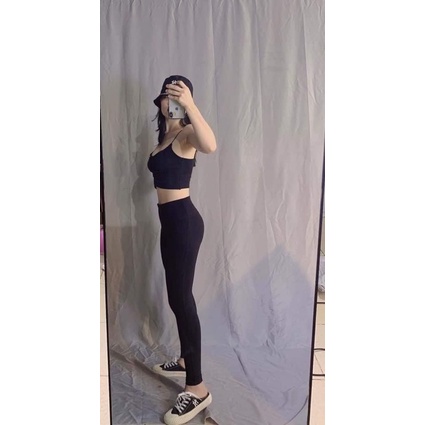 Quần legging nữ VNXK vải đẹp dày dặn | BigBuy360 - bigbuy360.vn