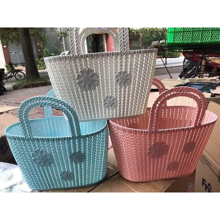 LÀN NHỰA ĐI CHỢ GẤP GỌN