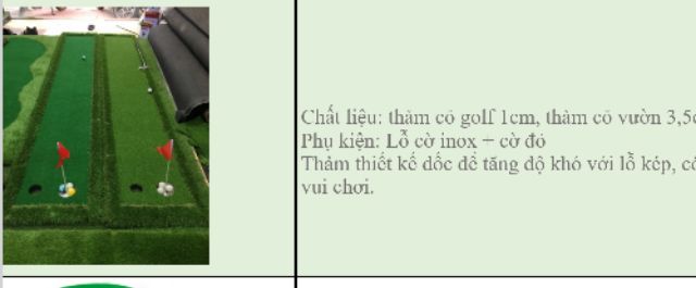 THẢM PUT Golf Green Trainer có đường kẻ Put- Tặng kèm 5 bóng tập