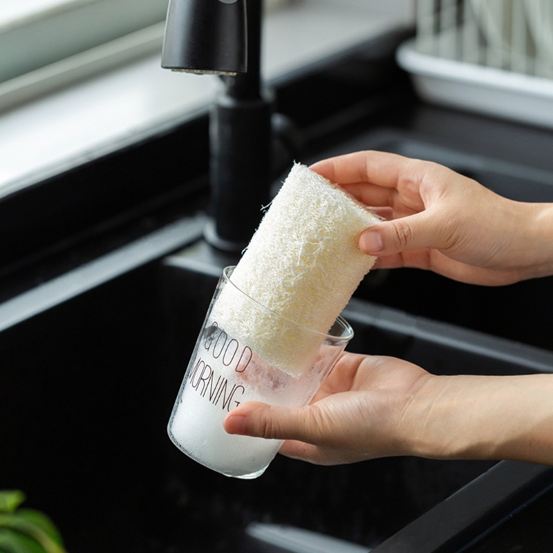 Bọt biển rửa chén đa năng bằng xơ mướp tự nhiên