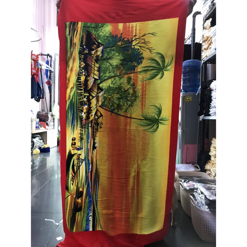 Khăn tắm hoạt hình kích thước 70cm x 140cm