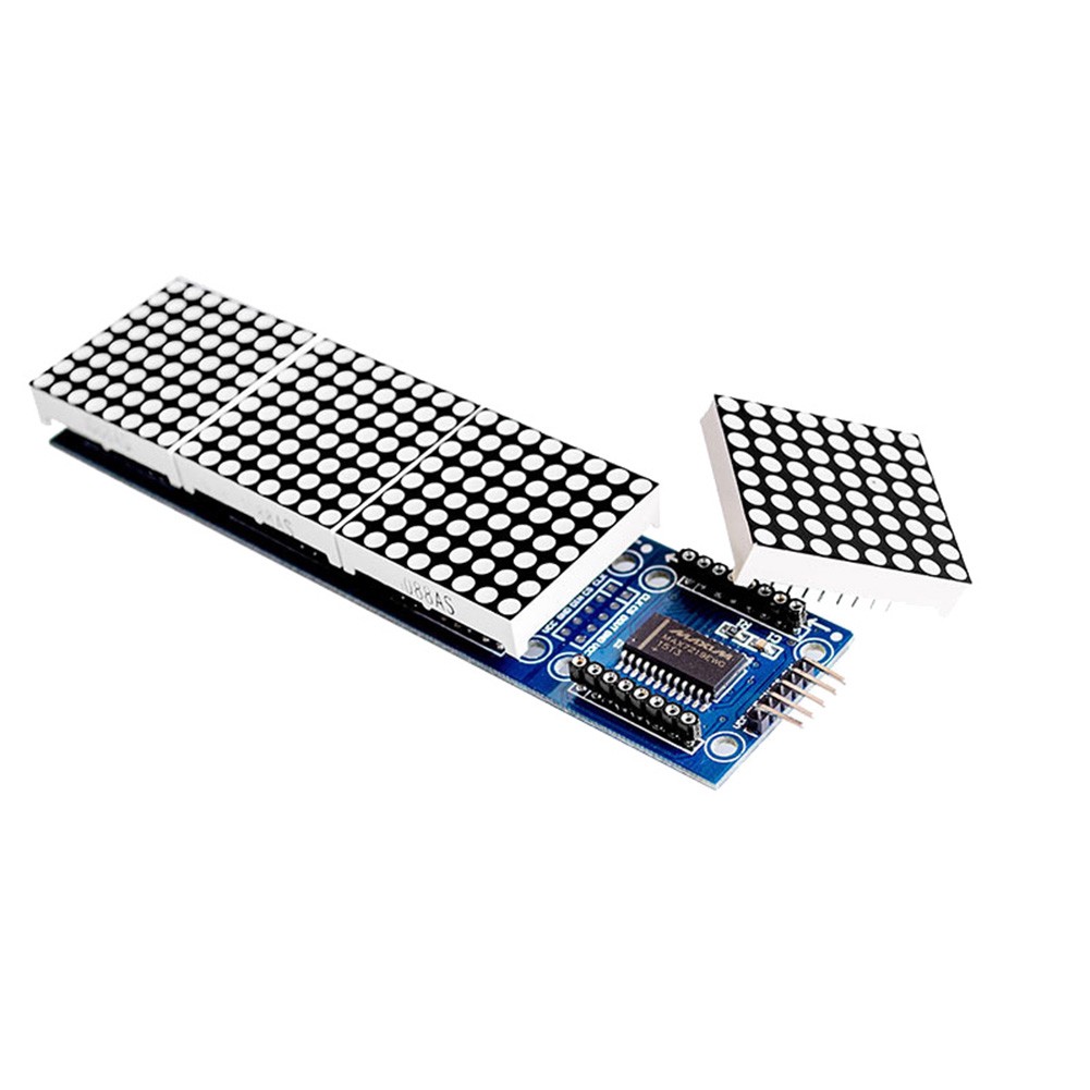 Mô Đun Hiển Thị 5 Dây Max7219 4 Trong 1 Cho Arduino Dot Matrix S12