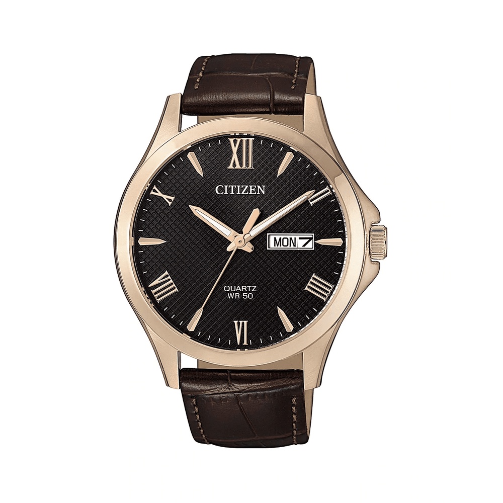 Đồng hồ nam Citizen BF2023-01H dây da thật, chống nước 50m, size 41mm, hàng chính hãng