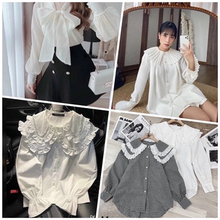 Áo babydoll áo sơ mi hot - hàng qc