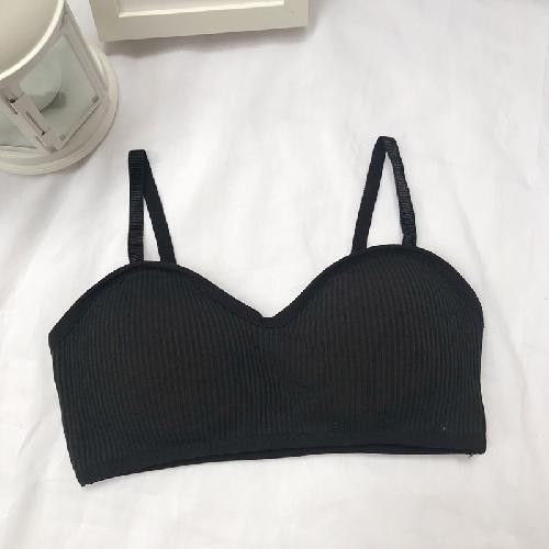 Áo Lót Bra Nữ Cotton Gân Tăm Đệm Mỏng kô Gọng Tôn Dáng BR12 | BigBuy360 - bigbuy360.vn