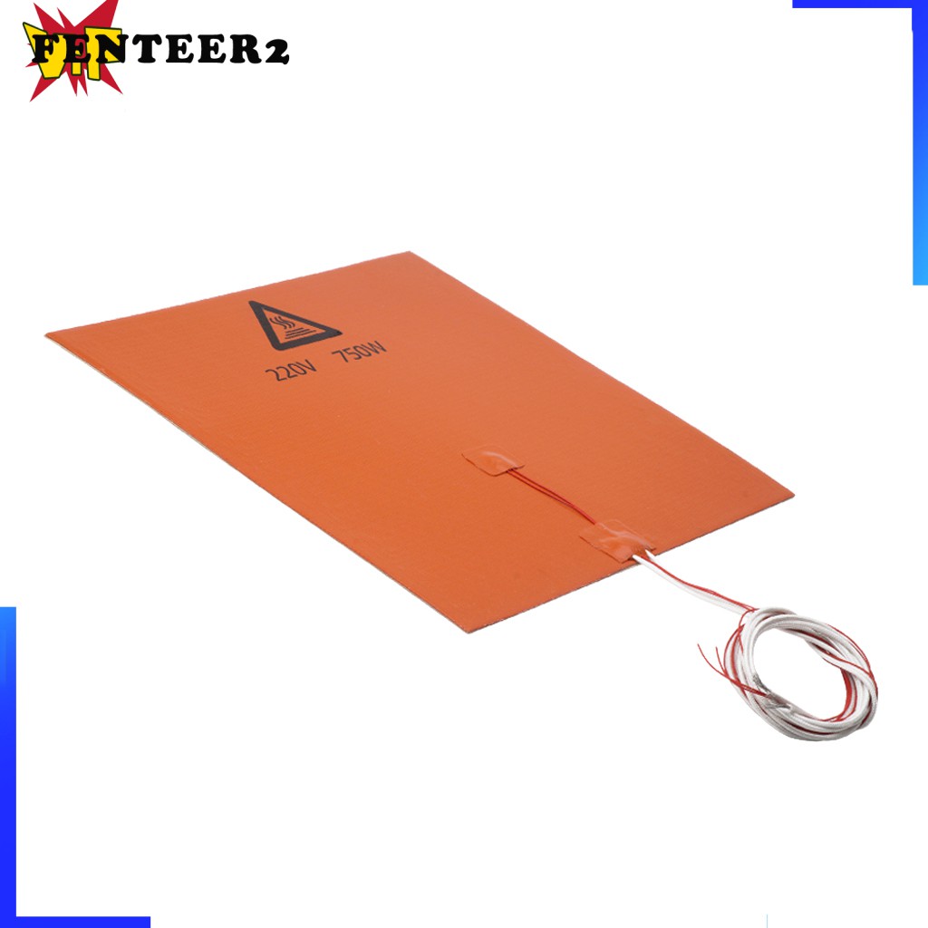 Thảm Nhiệt Silicone 220V / 750W Cho Máy In 3D 200 * 300mm Fenteer2