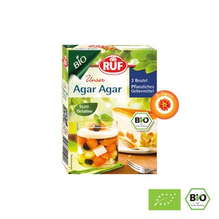 BỘT RAU CÂU AGAR AGAR HỮU CƠ RUF (15g x 2) - Organic Agar Agar Powder