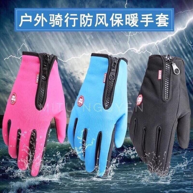 Gang tay chống nước có cảm ứng điện thoại