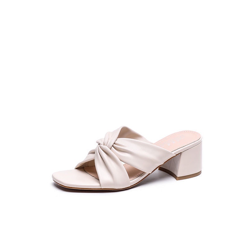 Tikp Dép Cao Gót Tikp Hở Mũi Thời Trang Cho Nữ Size 34-40