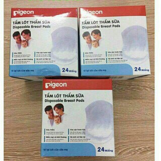 Tấm lót thấm sữa Pigeon, hộp 24 miếng