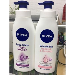 Sữa Dưỡng Thể NIVEA - Extra White Radiant & Smooth UV Body Lotion 400ml