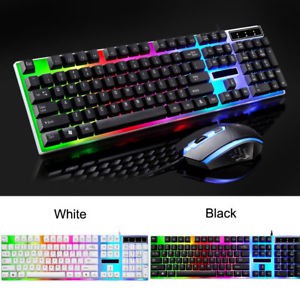 Bàn phím giả cơ và chuột  chuyên game cao cấp G21 LED 7 màu - bàn phím cho game thủ - combo phím và chuột G21 Gỉa cơ .