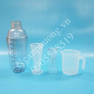 Bộ 4 dụng cụ đong pha chế