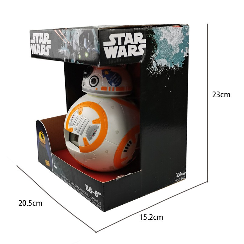 Đồng Hồ Báo Thức Điện Tử Star War Bb8