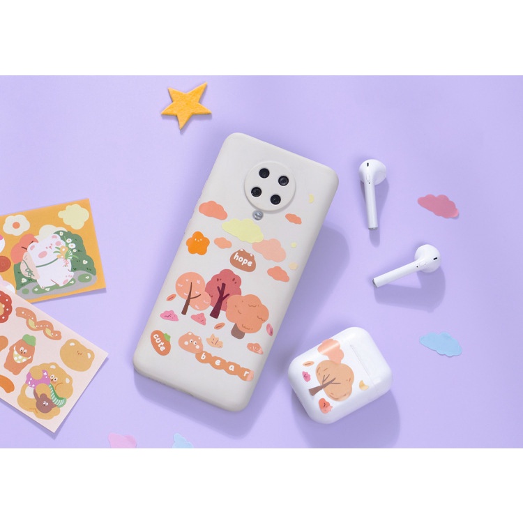 Set Sticker Xấp 30 Miếng Lớn Phong Cảnh và Gấu Thỏ