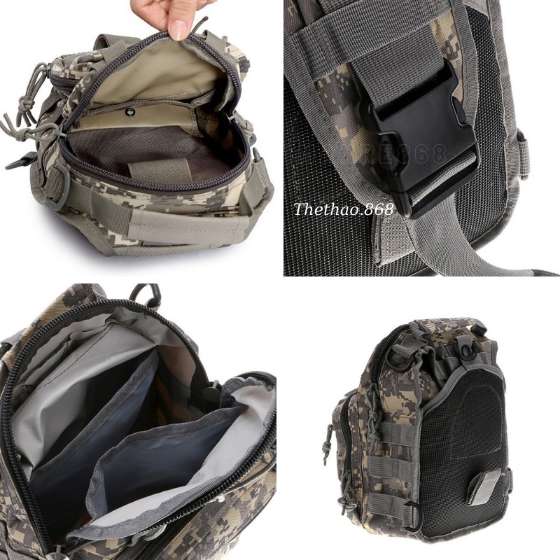 Túi Đeo Chéo Du Lịch Phượt, Túi Đeo Chéo Phong Cách Quân Đội Chất Liệu Vải Bố Bền Đẹp Chắc Chắn (8 MÀU LỰA CHỌN)