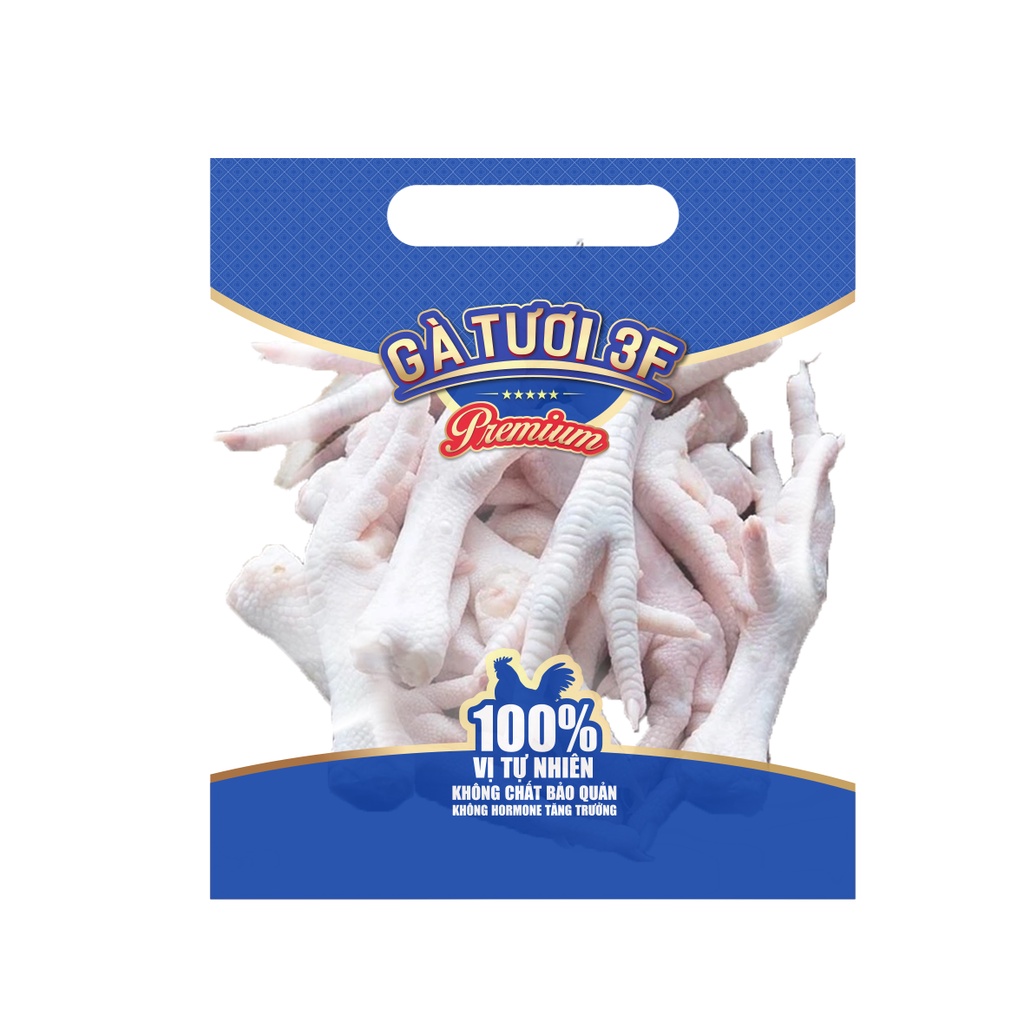 3F Chân Gà Tươi 1kg gà mới mỗi ngày (TP.HCM nhận hàng 1-2 ngày sau khi đặt)