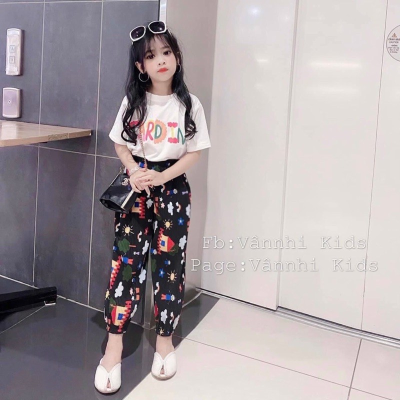 Set vân nhi áo kèm quần hoặc váy