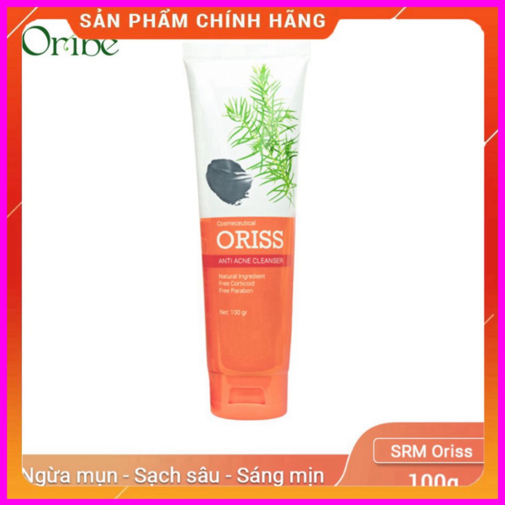 PLASH SALE -  [Chính Hãng] Sữa rửa mặt cho da mụn ẩn Oriss 100g
