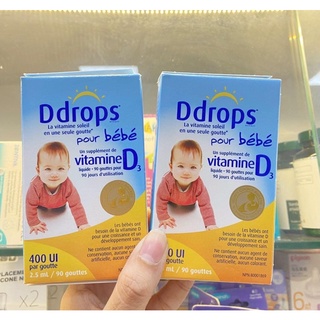 Vitamin D3 cho bé Baby Drops90 giọt loại Canada