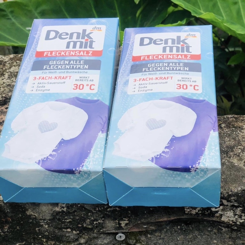 Bột tẩy vết bẩn quần áo ngả màu, ố vàng Denkmit 500g