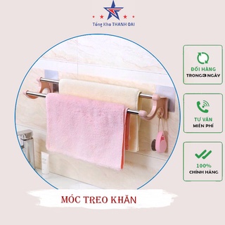 MÓC TREO KHĂN PHÒNG TẮM INOX Không cần khoan vít