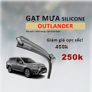 Gạt Mưa Cho Xe Mitsubishi Outlander - Gạt Mưa Lưỡi Silicon siêu sạch GM44