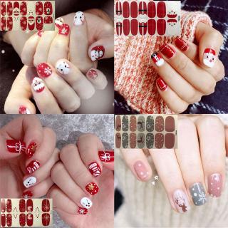 Sticker Dán Móng Tay Họa Tiết Giáng Sinh