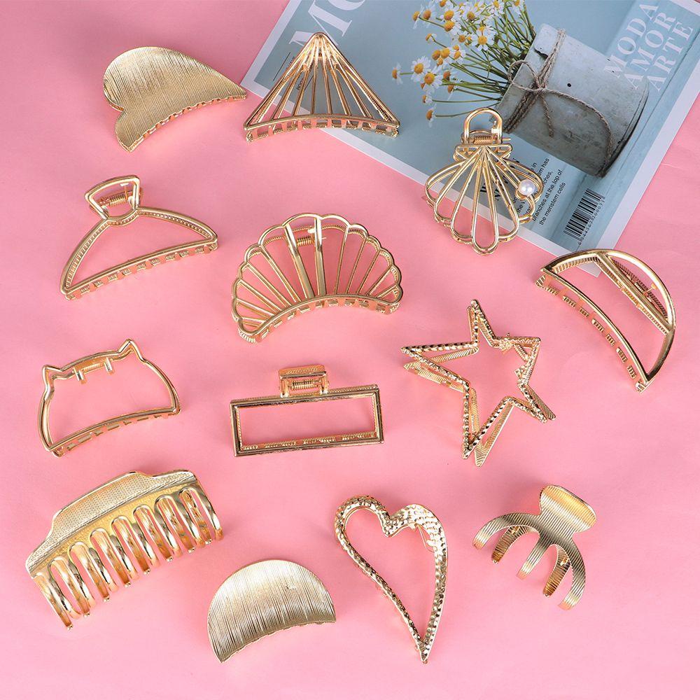 Kẹp Càng Cua Bằng Kim Loại Đơn Giản Thời Trang Dự Tiệc Cưới