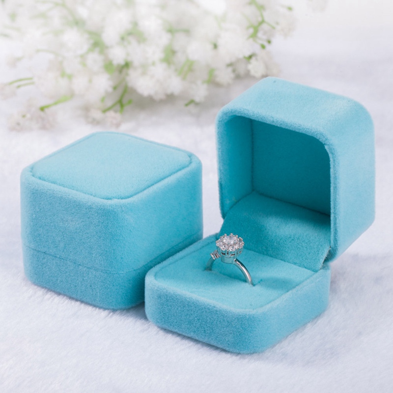 Hộp đựng nhẫn cưới/ đồ trang sức bằng nhung sang trọng | BigBuy360 - bigbuy360.vn