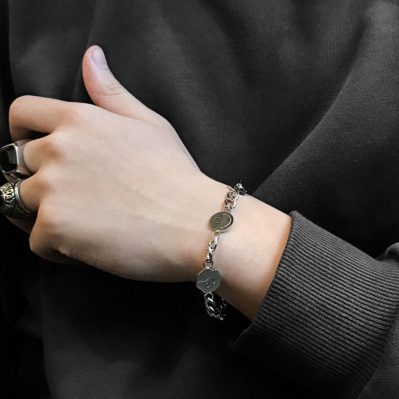 Vòng tay mặt cười thời trang phong cách Hàn Quốc cho nam nữ