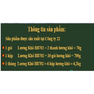 Lương khô BĐ BB702