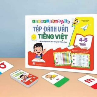 CUỐN SÁCH TẬP ĐÁNH VẦN TIẾNG + Flashcard