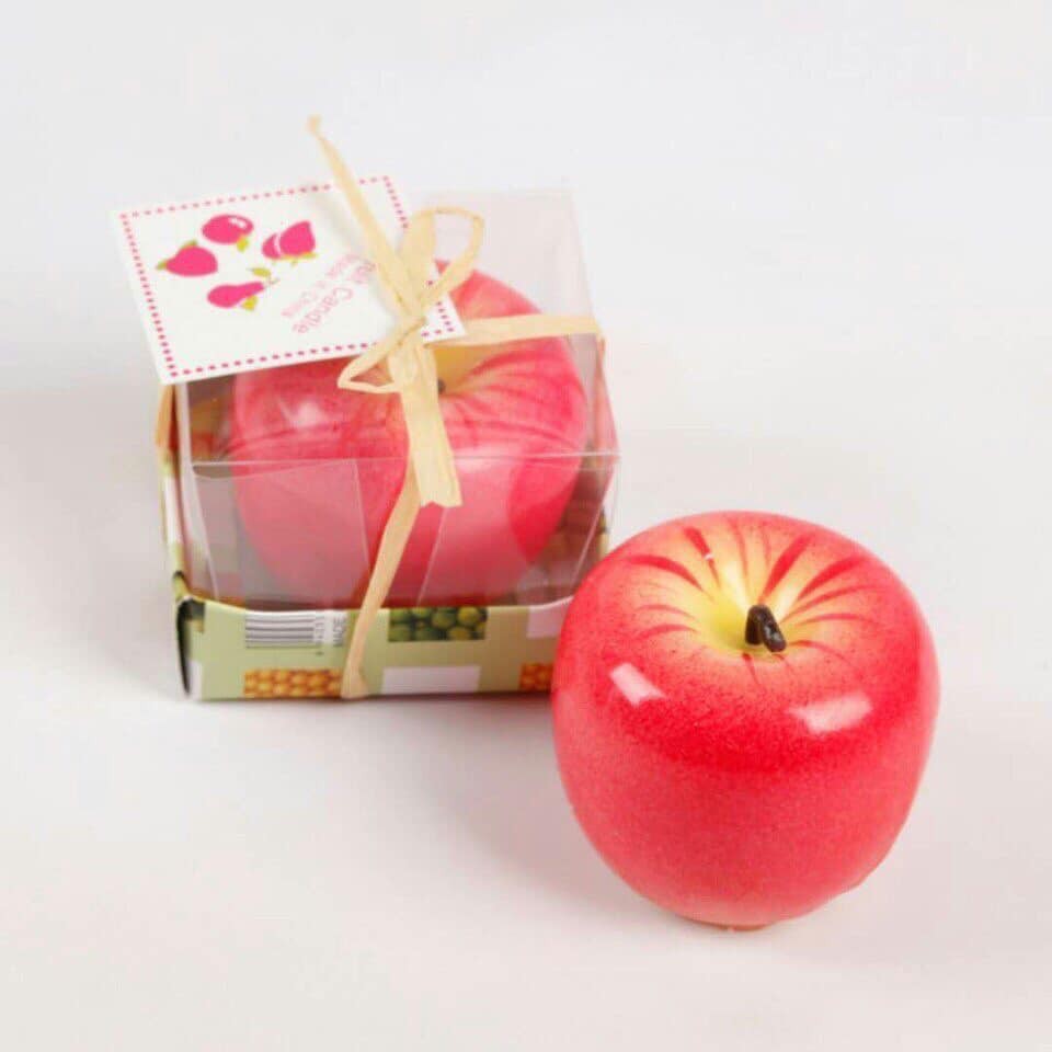 Nến thơm phòng hình quả táo khử mùi hôi và trang trí bàn ăn nhà bếp [FREESHIP]