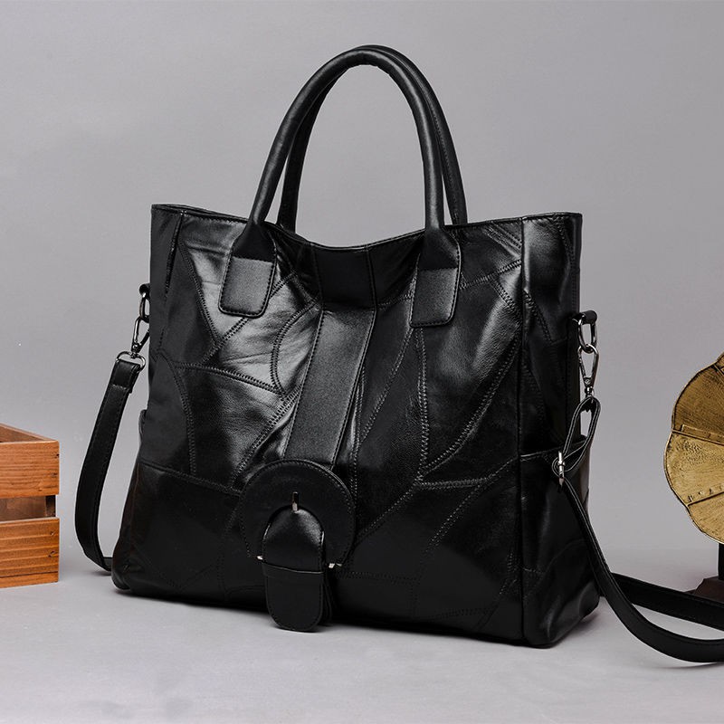 ♝ Túi xách nữ da thật Nam Cực Da cừu Túi lớn Túi Tote Túi xách Túi đeo vai dung tích lớn Túi xách nữ