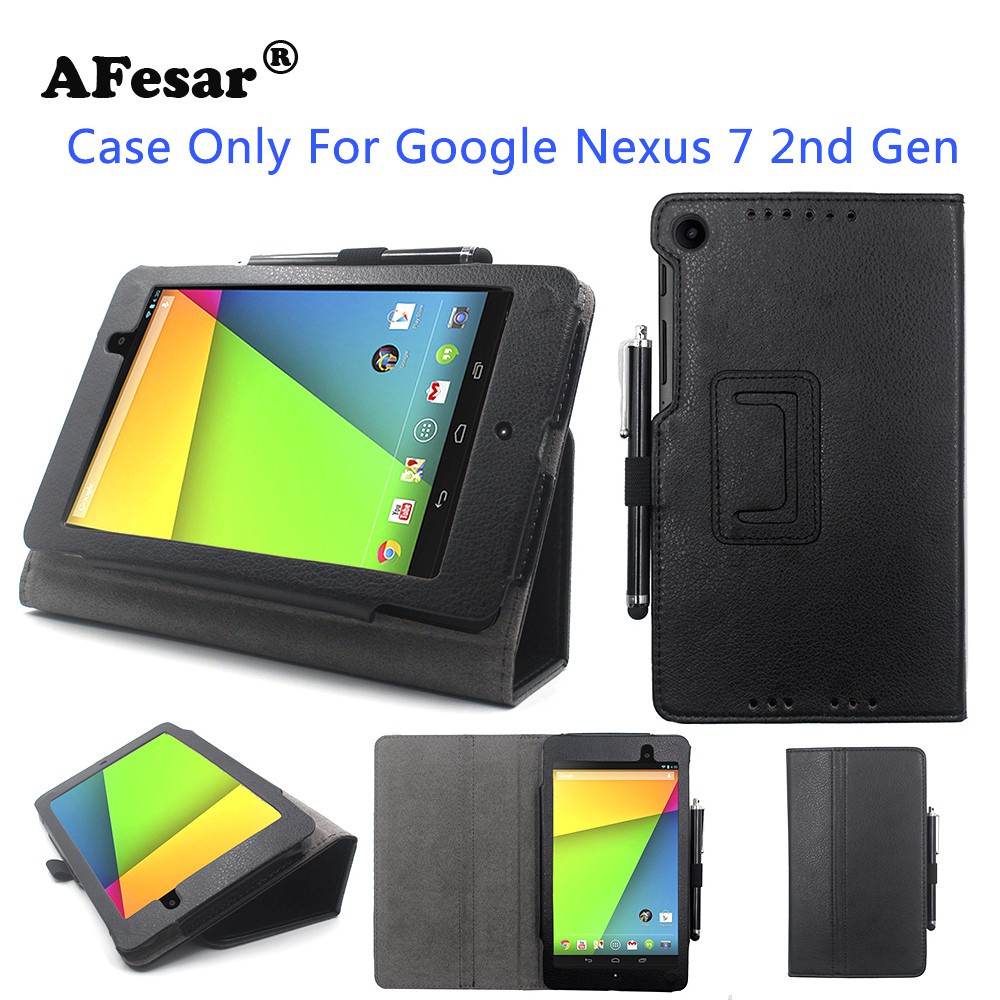 Ốp lưng bằng da PU cho máy tính bảng Google Nexus 7 2013 FHD thế hệ thứ 2